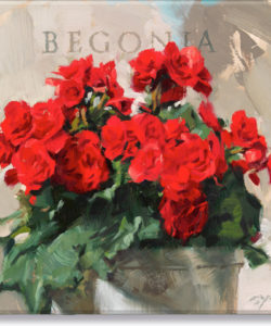 Begonia Giclee Wall Art