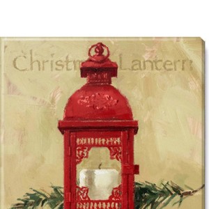 Christmas Lantern Giclee Wall Art