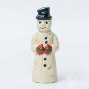 Snowman with Red Tree Mittens