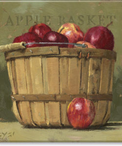 Apple Basket Giclee Wall Art