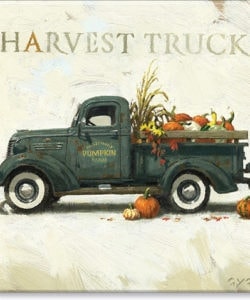 Harvest Truck Giclee Wall Art