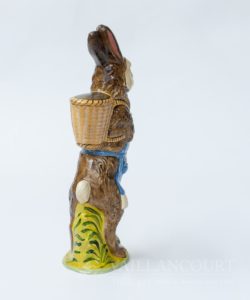 Brown Lady Rabbit with Striped Apron