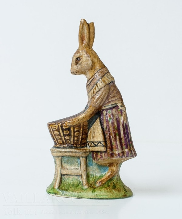 Lady Rabbit with Basket