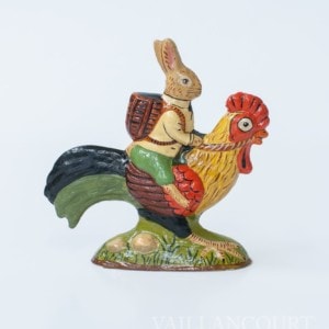 Rabbit Riding Rooster