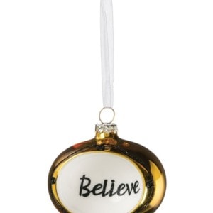 Believe Onion Ornament