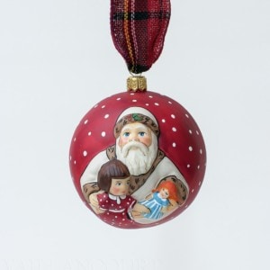 Jingle Balls™ Matte Santa with Girl