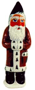 One of a Kind Father Christmas with antique mold
