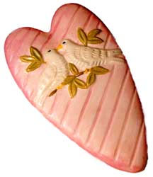 Pink Valentine Heart Flat