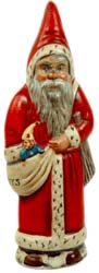 Red Father Christmas with Toy Sack, Doll, and Switches