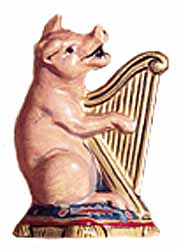 Pig with Harp