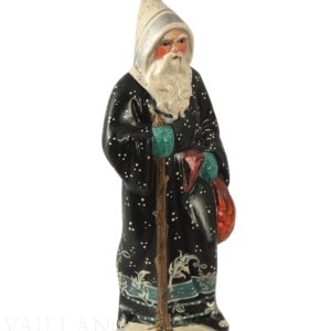 Green Father Christmas Striding