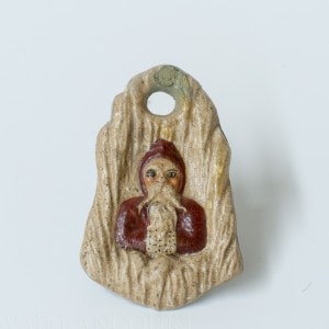 Ornament Santa Face in Bell Shape
