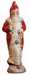 Victorian Father Christmas Carrying Doll