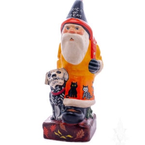 Halloween Santa With Skeleton Dogs & Cats