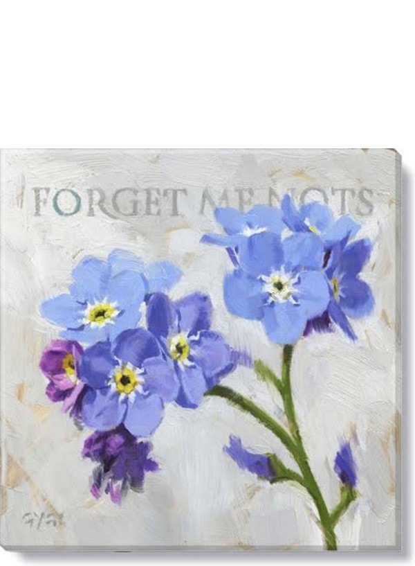 Forget Me Nots Giclee Wall Art
