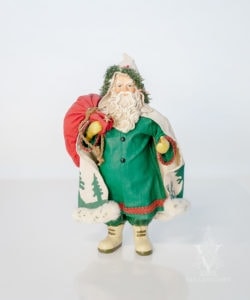 Vintage Possible Dreams/Vaillancourt Clothtique Santa "Out of the Forest"