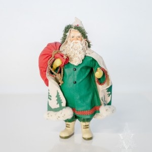 Vintage Possible Dreams/Vaillancourt Clothtique Santa "Out of the Forest"