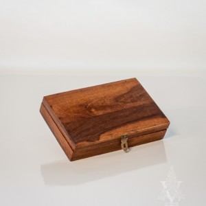2" Ox Horn Dominos In 8" Wooden Box