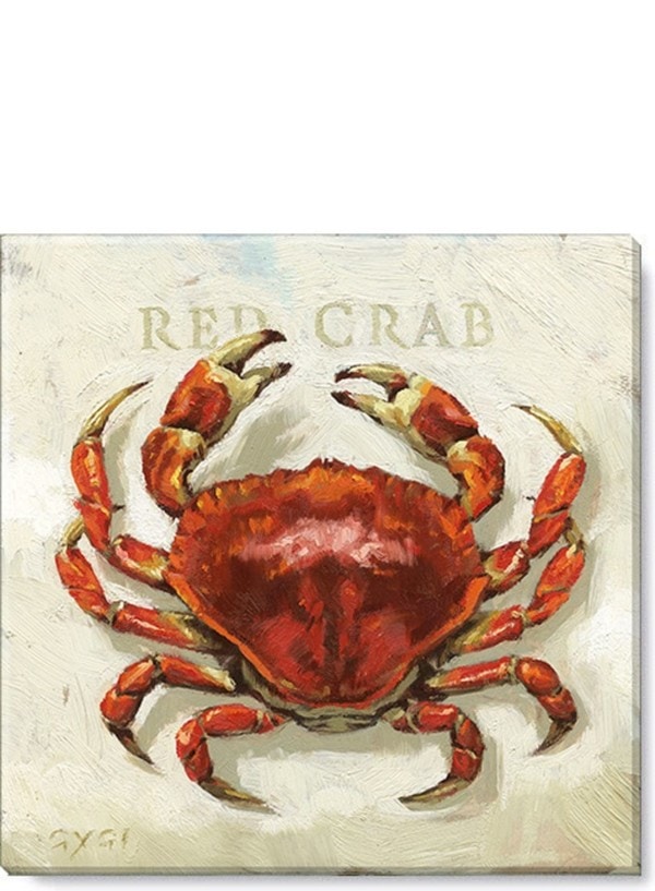 Red Crab Giclee Wall Art