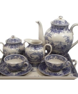 Porcelain Pagoda Tea Set