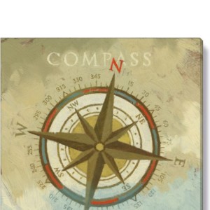 Compass Giclee Wall Art