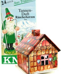 Knox Metal Incense House - Gingerbread motif