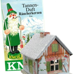 Knox Metal Incense House - Winter Motif