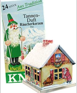 Knox Metal Incense House- Christmas motif