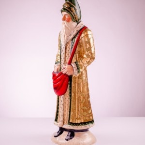 Black and Gold Coat Father Christmas