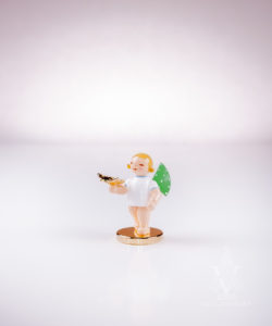 Limited Gold Edition No. 13: Blonde Haired Dreamer Angel with Gold-Plated Butterfly
