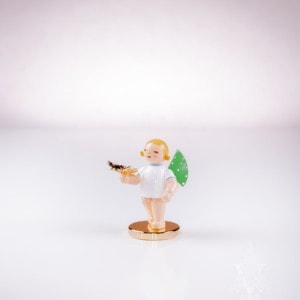 Limited Gold Edition No. 13: Blonde Haired Dreamer Angel with Gold-Plated Butterfly