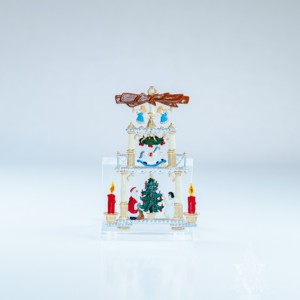 Santa Pyramid Ornament by Wilhelm Schweizer