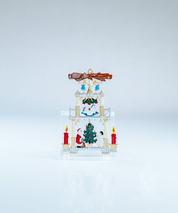 Santa Pyramid Ornament by Wilhelm Schweizer