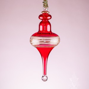 Red Ornament T Shape