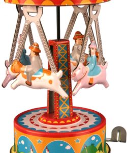 Collectible Tin Toy - Carousel with Dogs