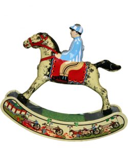 Collectible Tin Toy - Horse with Rider