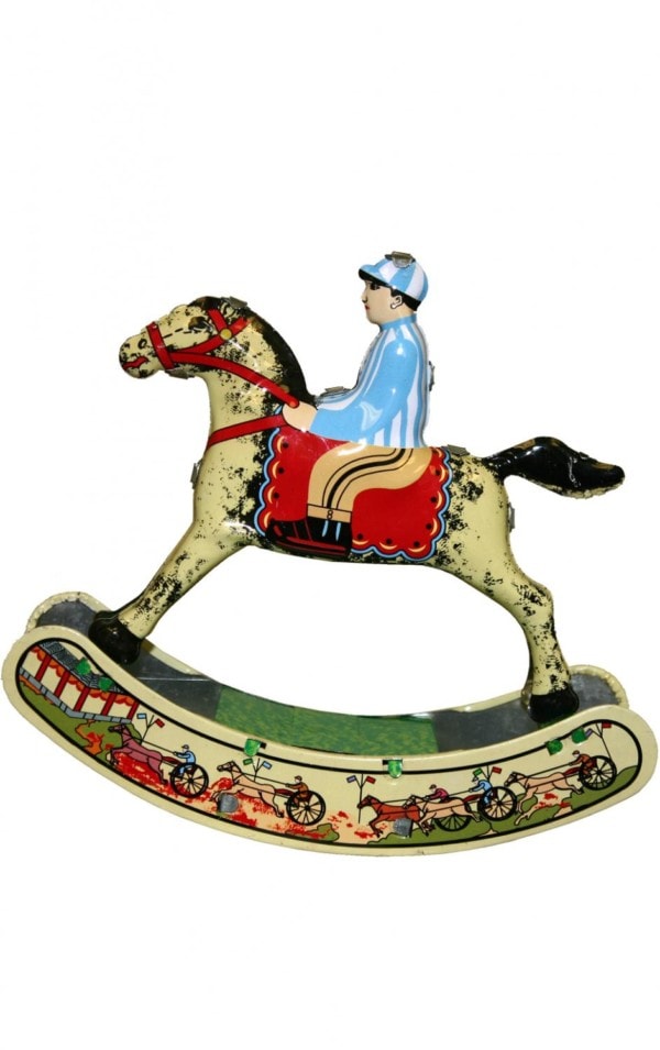 Collectible Tin Toy - Horse with Rider
