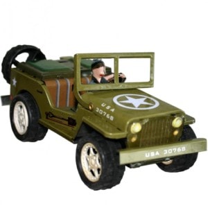 Collectible Tin Toy - Army Jeep