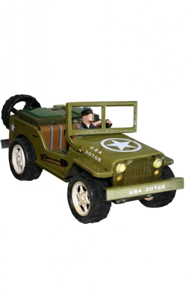 Collectible Tin Toy - Army Jeep