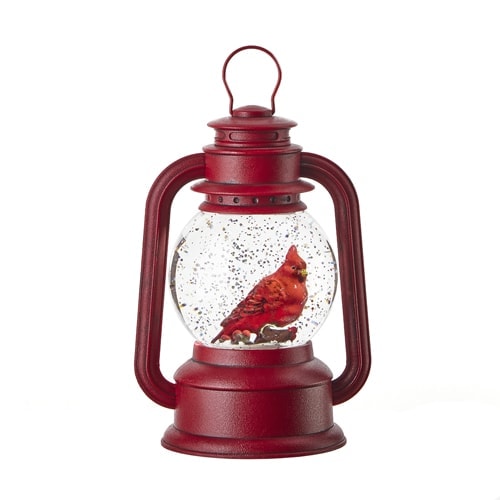 Cardinal Lighted Water Lantern
