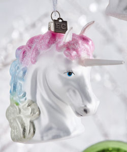 Rainbow Unicorn Ornament