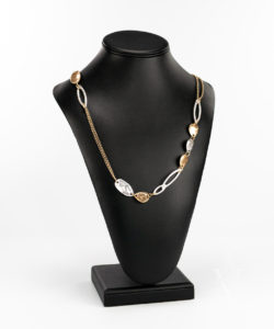 Silver & Gold Disc Necklace