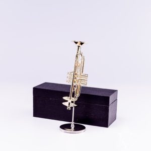 Trumpet with Case and Stand