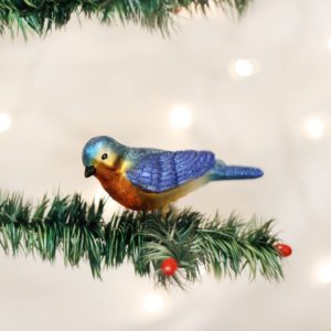 Clip-On Western Bluebird Ornament