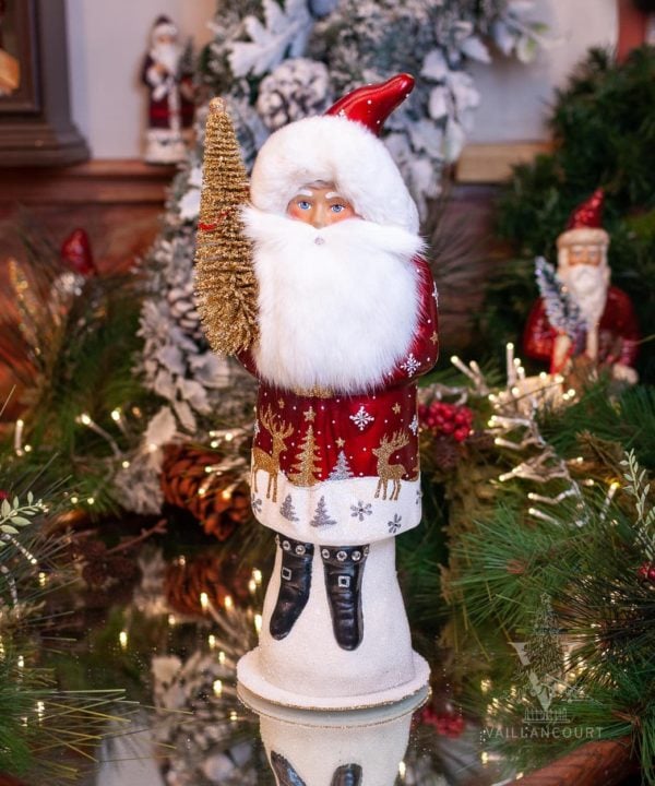 Ino Schaller Santa With Reindeer Design