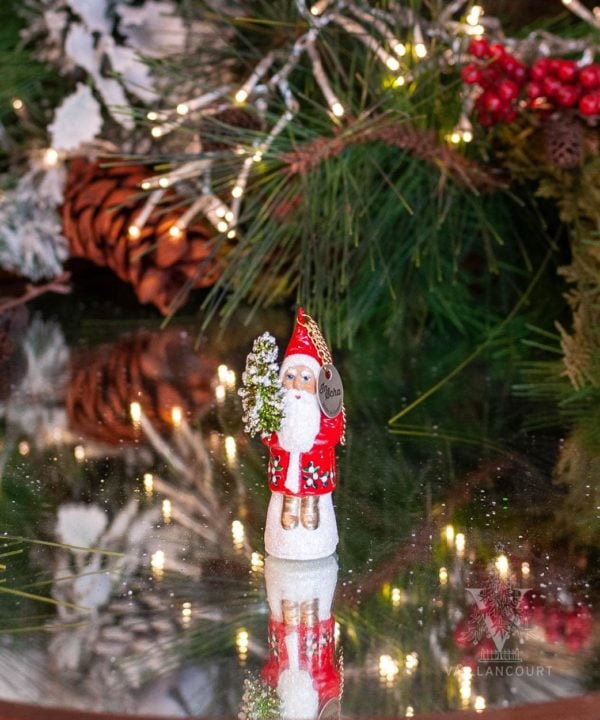Ino Schaller Santa Small Ornament