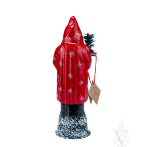 Santa Red With Snowflakes