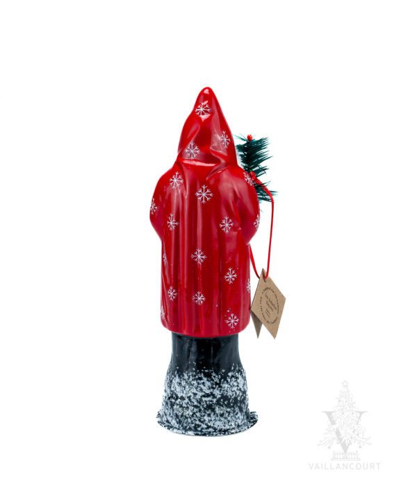 Santa Red With Snowflakes