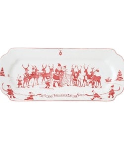 Country Estate Reindeer Games Hostess Tray