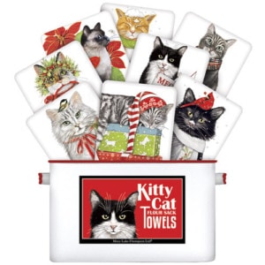 Cat Holiday Towel (Assorted)
